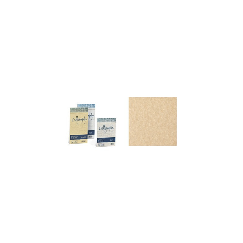 Buste Calligraphy Pergamena 12x18 90gr. nocciola 25pz