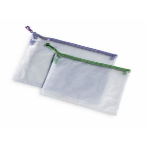 Buste pvc con lampo 22,5bx16h