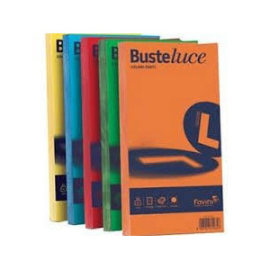 Buste Rismaluce 11x23 90gr. azzurro 25pz