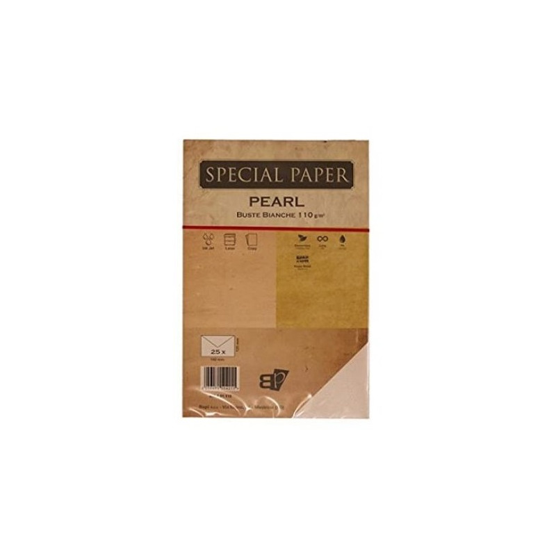 Buste Special Paper Pearl bianche 125gr 180x120 25pz