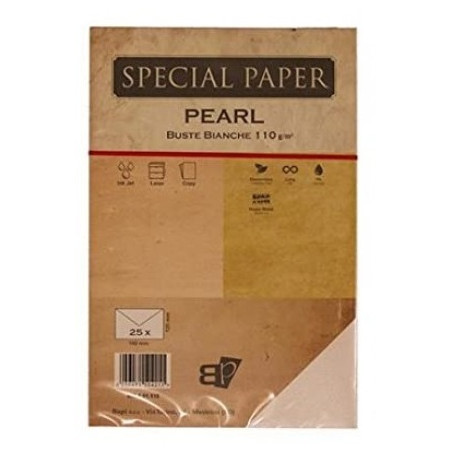 Buste Special Paper Pearl bianche 125gr 180x120 25pz