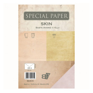 Buste Special Paper skin avorio 12x18mm 110gr 25pz