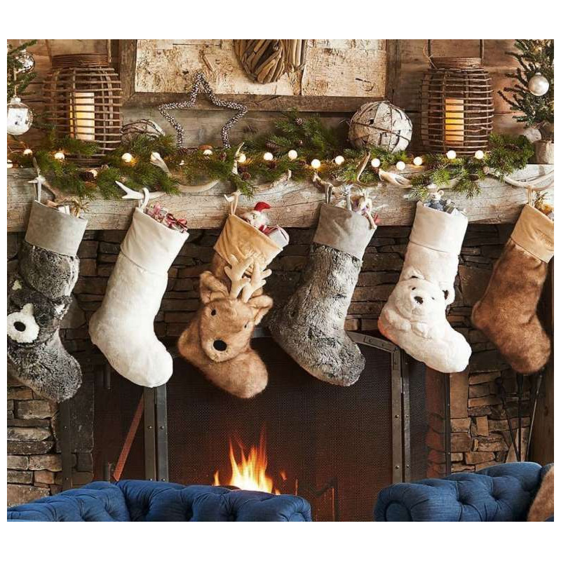 Calza della befana con pupazzo a pile love