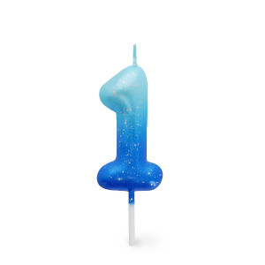 Candelina n.1 blu Legami