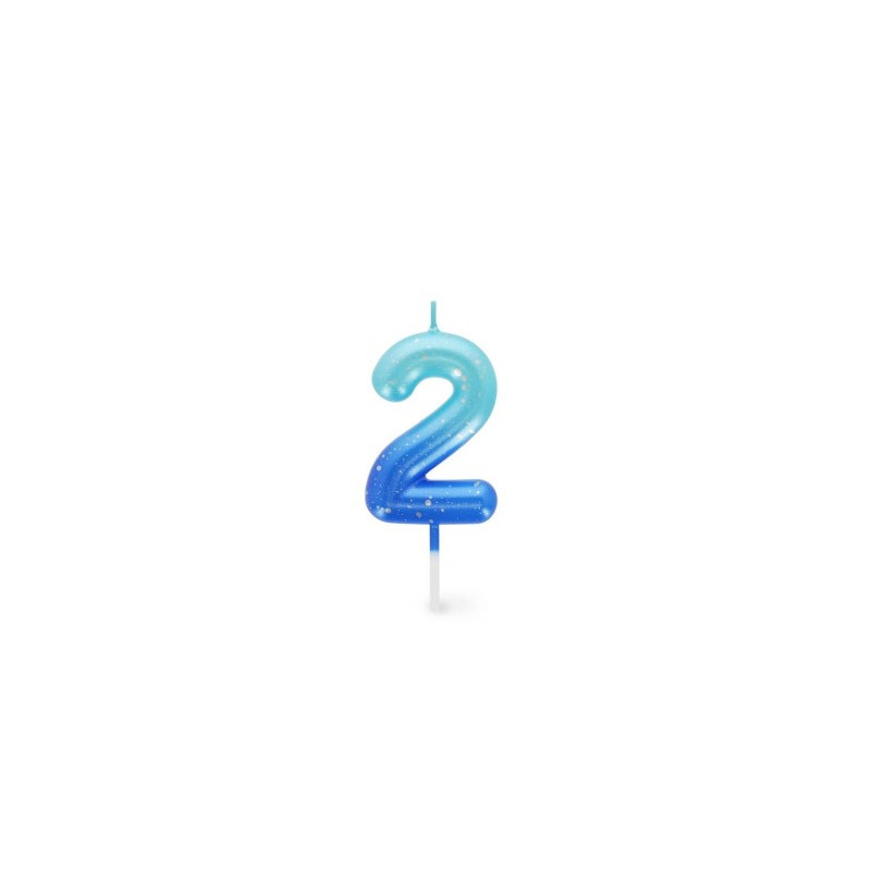 Candelina n.2 blu Legami