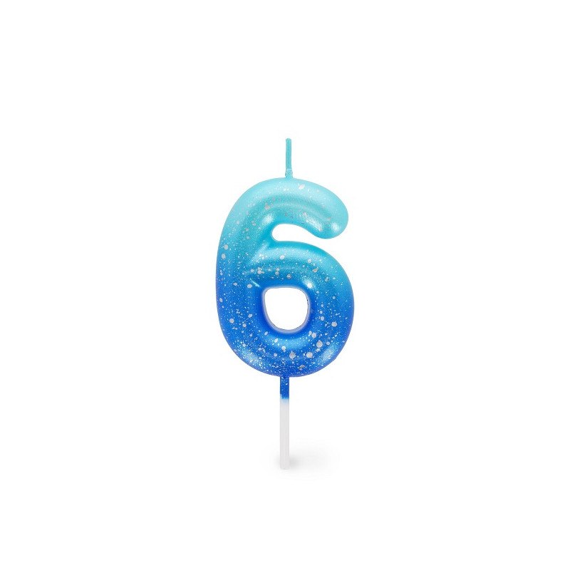 Candelina n.6 blu Legami