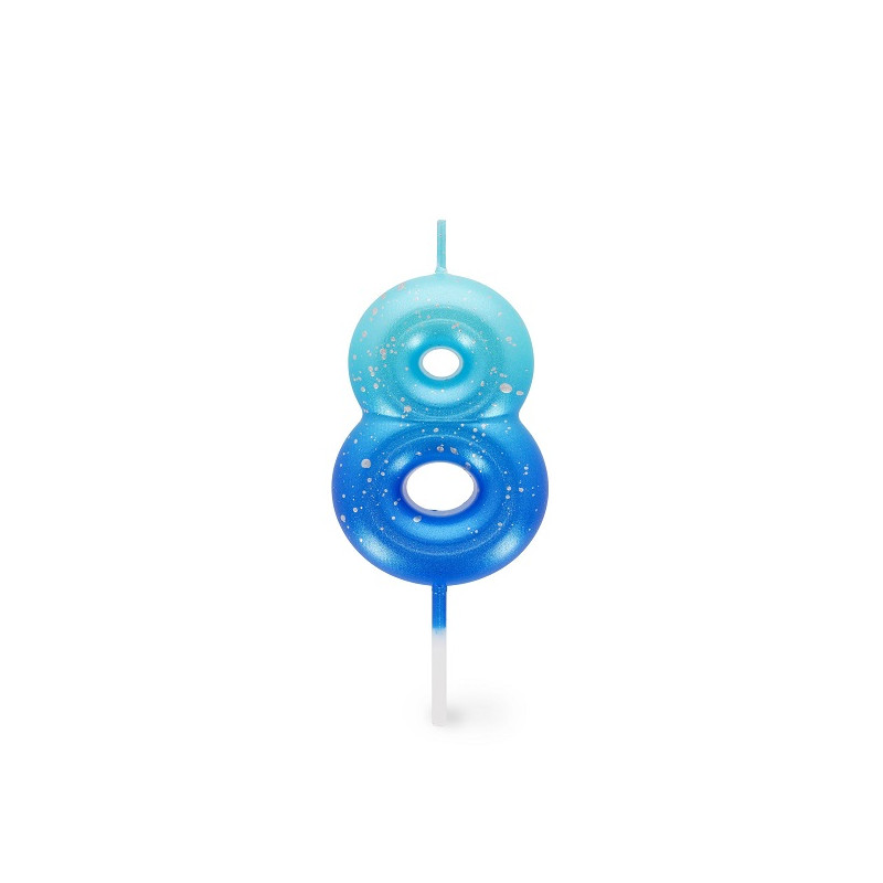 Candelina n.8 blu Legami