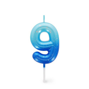 Candelina n.9 blu Legami