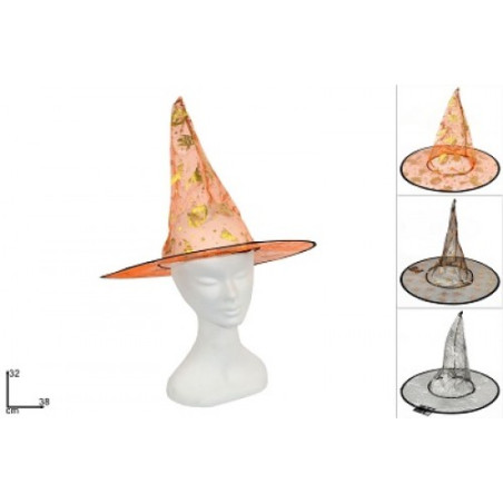 Cappello Strega con stampa