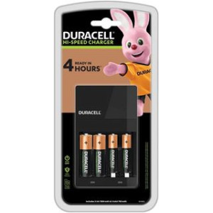 Caricatore Duracell + 2 stilo AA+2 ministilo AAA x stilo/ministilo ricaricabili