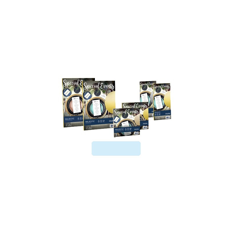 Carta A4 Special Events 250gr 10fg azzurro