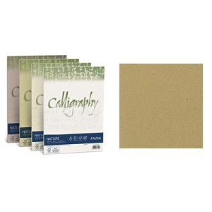 Carta Calligraphy Nature oliva 250gr 50 ff