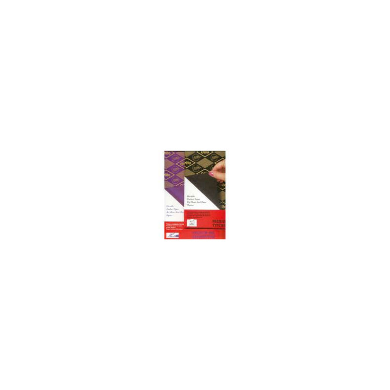 Carta carbone copiativa A4 colore nera 100pz
