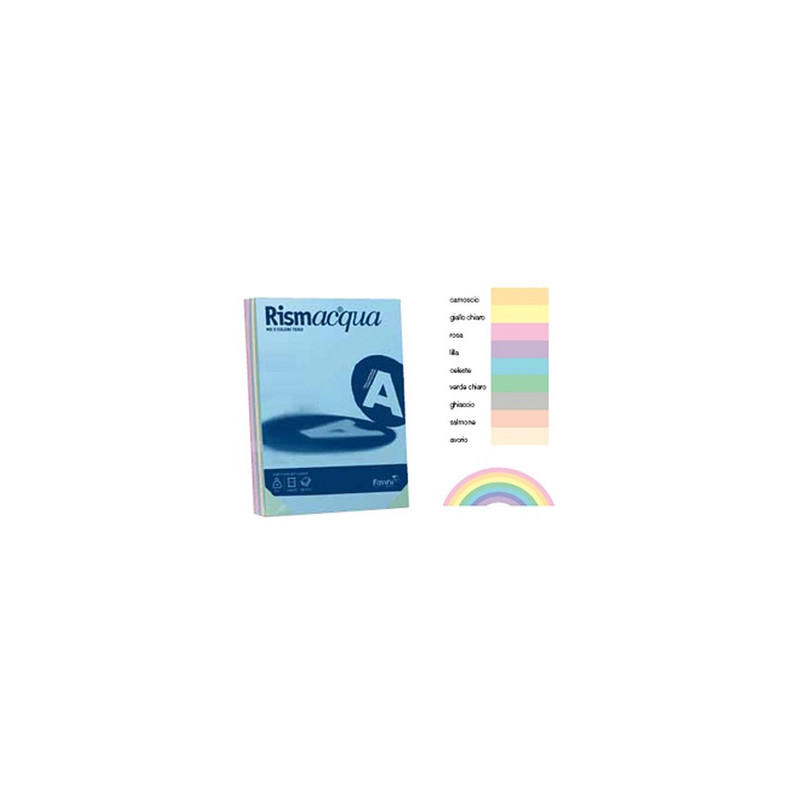 Carta Color A3 200gr Rismacqua 125fg avorio