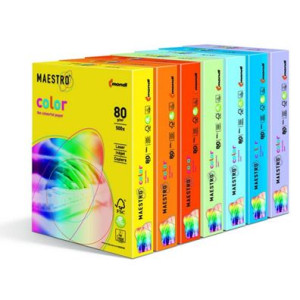 Carta Color A3 80gr Maestro 500fg grigio