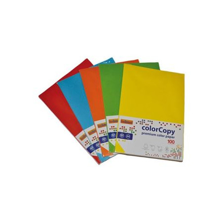 Carta color A4 200gr 100fg Nik Office  giallo pastello