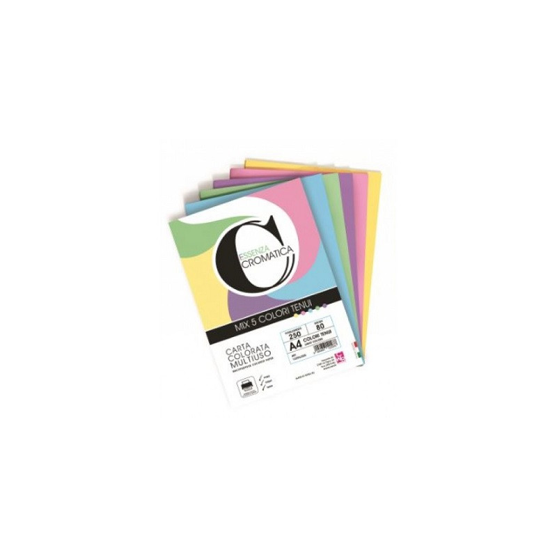 Carta color A4 200gr nero 100fg