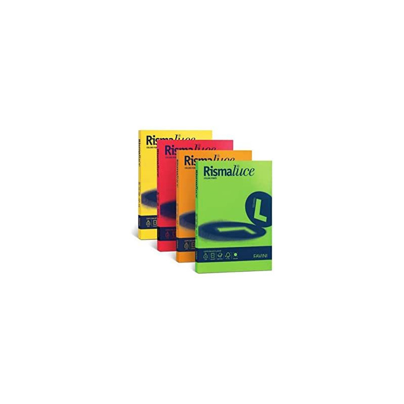 Carta Color A4 200gr Rismaluce 125fg Pistacchio