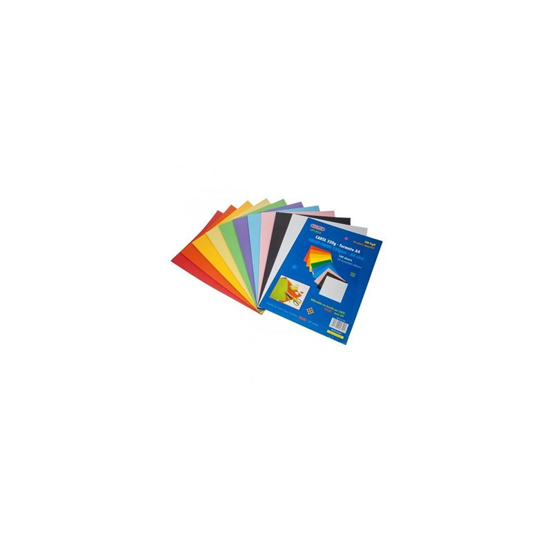 Carta color A4 220gr.100fg.azzurro