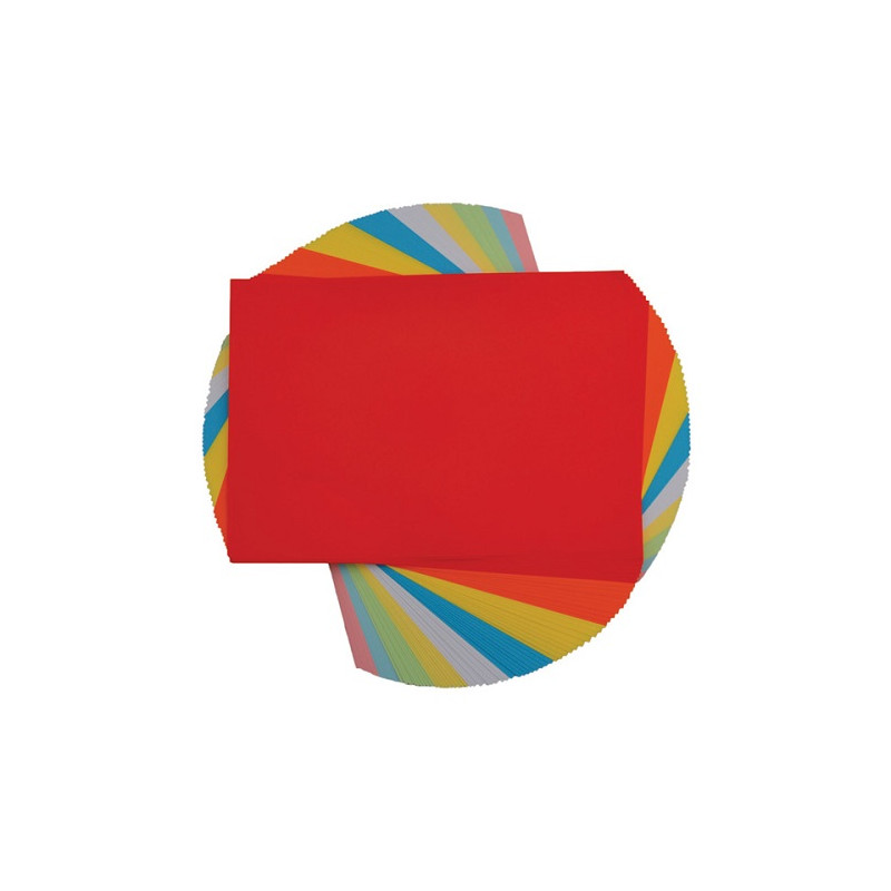 Carta color A4 80gr colori assortiti 100fg 10 colori