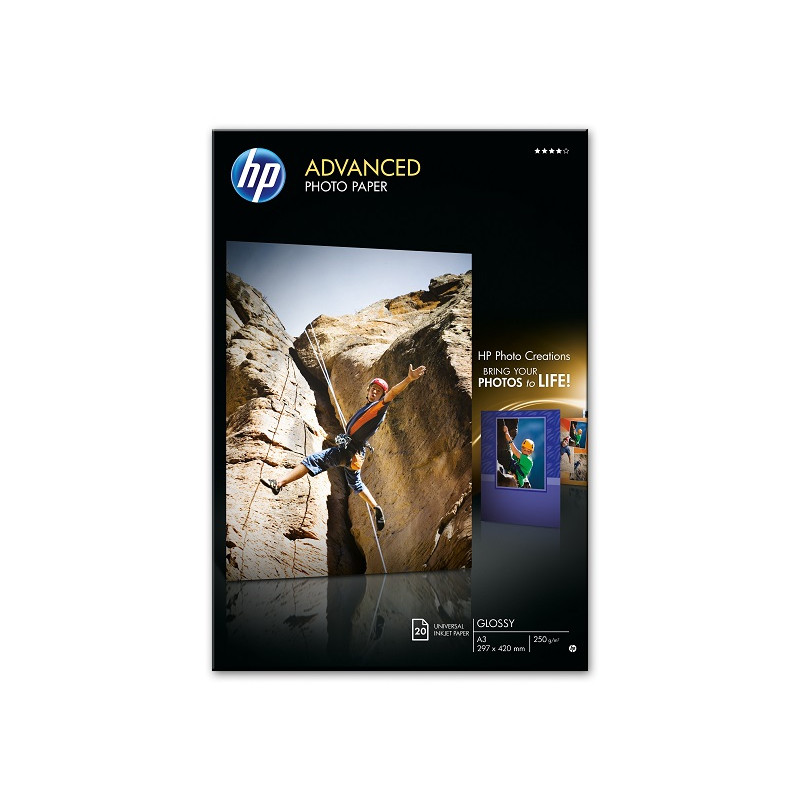 Carta Foto A3 HP 20fg. 250g/m
