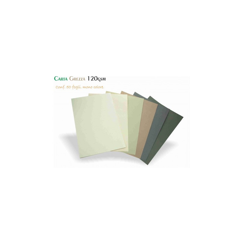 Carta Grezza 120gr 50fg 203x305mm kraft