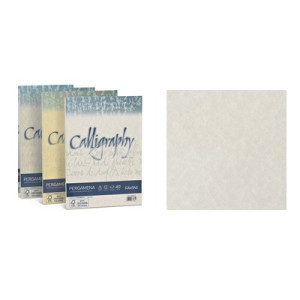 Carta Pergamena Calligraphy  A4 200gr. 50ff perla