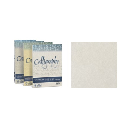 Carta Pergamena Calligraphy  A4 200gr. 50ff perla