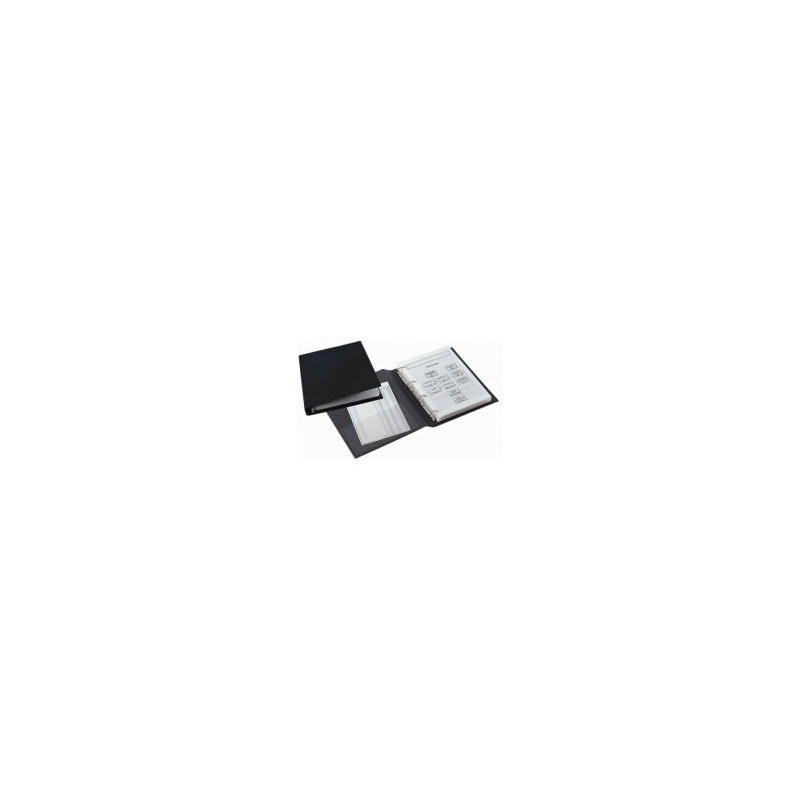 Cartella 4 anelli 30X42 nero verticale favorit