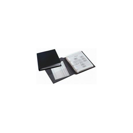 Cartella 4 anelli 30X42 nero verticale favorit