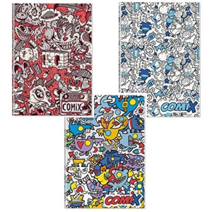 Cartella 4 anelli A4 Comix Art varie fantasie