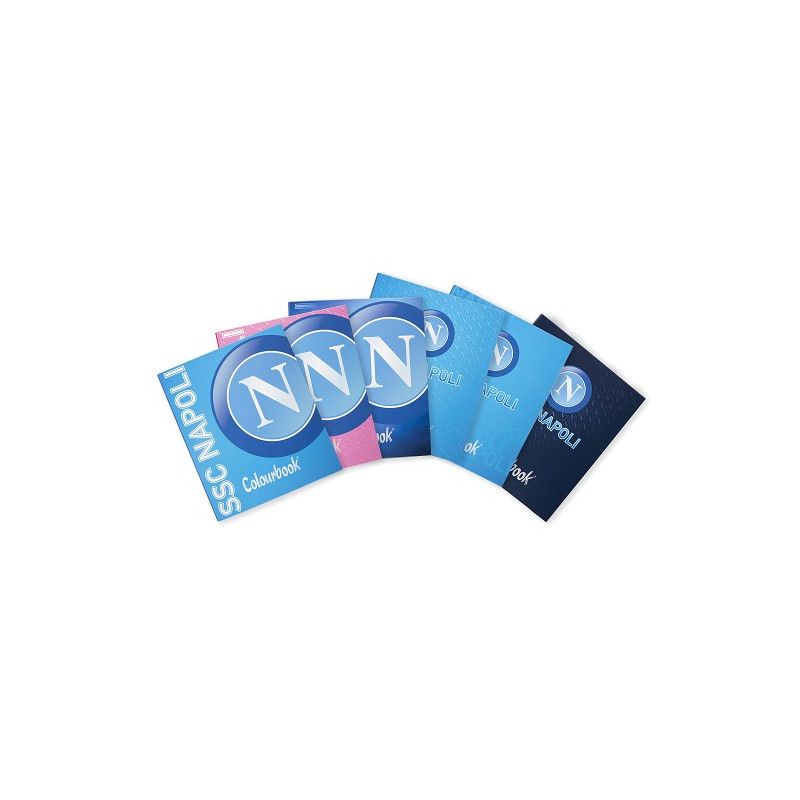 Cartella 4 anelli A4 D.30 colourbook  SSC NAPOLI (list. €4,90)