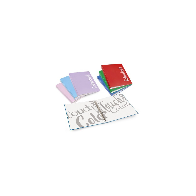 Cartella 4 Anelli A4 d.30 Colourbook colori tenui pastello