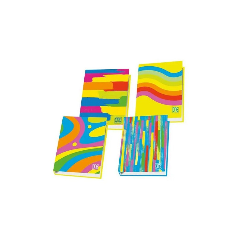 Cartella 4 anelli A4 d.30 one color fantafluo