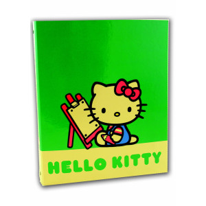 Cartella 4 anelli A4 Hello Kitty