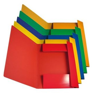 Cartella con elastico A5 in prespan colori assortiti
