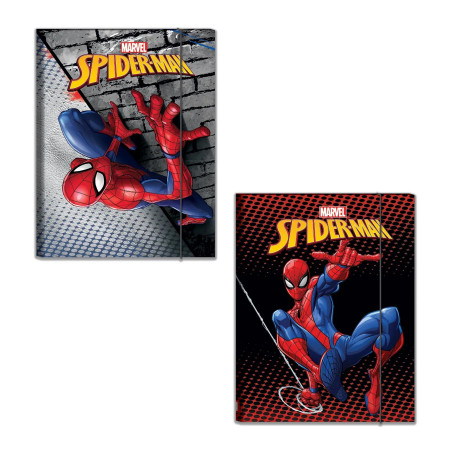 Cartella con elastico d.1 Spiderman