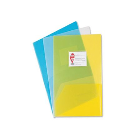 Cartella congresso in PP con doppia tasca e porta biglietti 23x30,5 18mic.