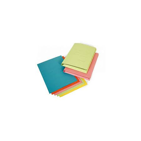 Cartelle 3 lembi arancio Rubino con stampa 50pz 150gr 25x33,5