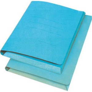Cartelle 3 Lembi azzurre Zaffiro senza stampa 50pz 200gr 25x33,5