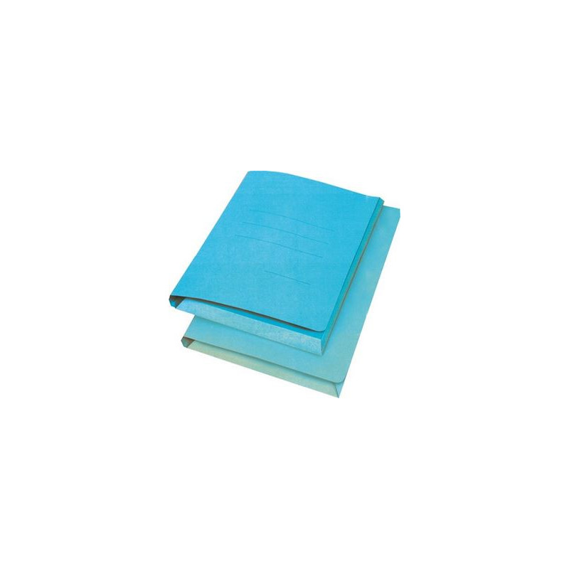Cartelle 3 Lembi azzurre Zaffiro senza stampa 50pz 200gr 25x33,5