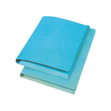 Cartelle 3 Lembi azzurre Zaffiro senza stampa 50pz 200gr 25x33,5