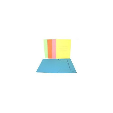 Cartelle 3 Lembi gialle Zaffiro senza stampa  50pz 200gr 25x33,5
