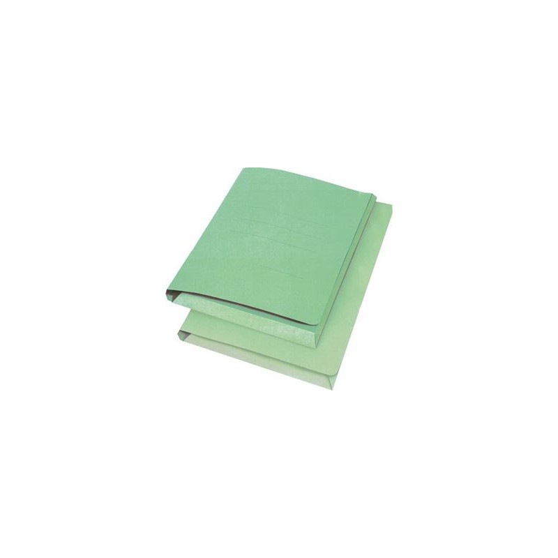 Cartelle 3 Lembi verdi Zaffiro con righe stampate 50pz 200gr 25x33,5