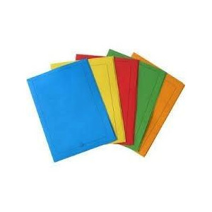 Cartelle semplici per atti senza ali blu 100pz