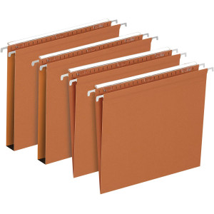 Cartelle sospese cm. 39v x cassetto arancio Favorit 25pz