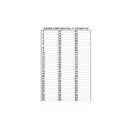 CARTELLONE 1°ESTRATTO