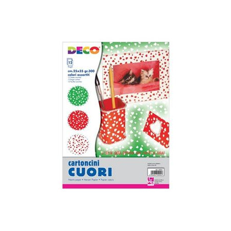 Cartoncino 5070 fantasia cuori