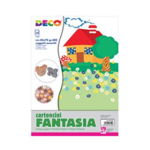 Cartoncino fantasia 50x70 400gr