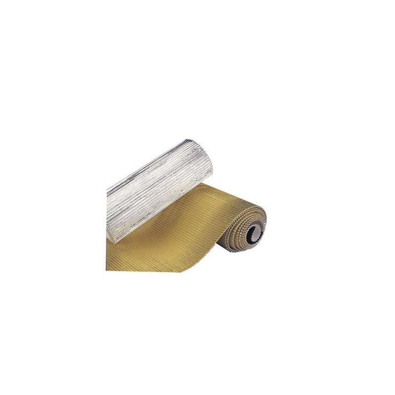Cartoncino ondulato metallizzato oro